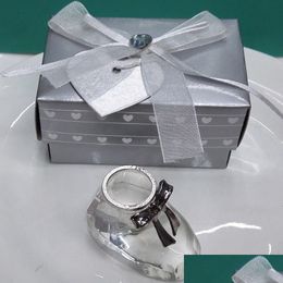 Feest voorkeur Crystal Baby Bootie Shoe Keepsakes Figurine Bridal Shower Funder Doop Return Cadeau ZA4409 Drop Delivery Home G DHRMX