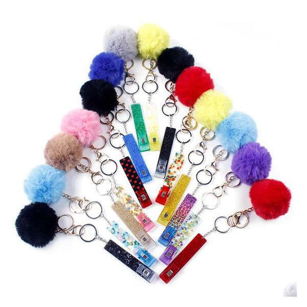 Party Favor Mignon Carte De Crédit Pler Porte-clés Acrylique Débit Banque Grabber Pour Long Nail Atm Porte-clés Cartes Clip Ongles Outils Drop Delive Dhega