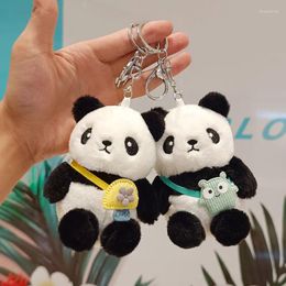 Partij gunst schattige tas Panda pop hanger sleutelhanger tas ornament knuffel cadeau