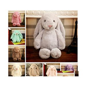 Party Favor Lapin de Pâques 12 pouces 30 cm en peluche jouet créatif poupée douce longue oreille lapin animal enfants bébé Saint Valentin anniversaire Gi Dhepq