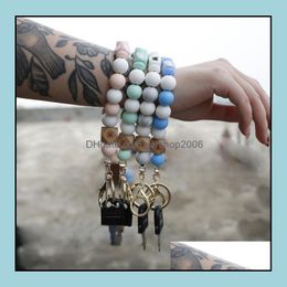 Party Favor Event Supplies Festive Home Garden Fedex Mothers Day Mama Sile Wrist Keychain Dhsq4