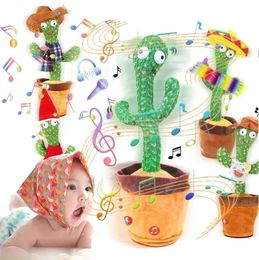 Party Favor Explosive Internet celebridades bailarán y girarán cactus juguetes creativos música canciones regalos de cumpleaños adornos creativos para atraer clientes LT759