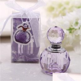 Party Gunst Fashion Mini L Crystal Per Bottle Lege Essential Oils Case For Lady Baby Shower Wedding Gunsten en Gifts ZA1359 Drop de Dhhbi