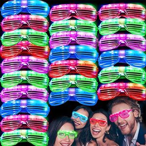 Lunettes clignotantes LED en forme de mode, jouets pour enfants, fournitures de fête de noël, décoration, lunettes lumineuses LT838