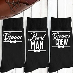 Party Favor Père de la mariée Marié pour être homme Groomsman Chaussettes Mariage Fiançailles Douche nuptiale Bachelor Proposition Cadeau Présent