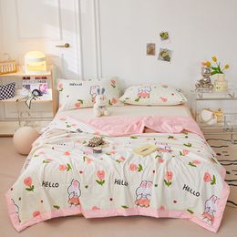 Literie pour enfants en coton, couette de luxe, fraîche, respirante, toutes saisons, élégante, confortable, séchage rapide