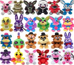 Jeu de faveur de la fête cinq nuits à Freddy039 FNAF Toys Toys Poll Soft Animal Freddy Bear Foxy Springtrap Plushie Figure 6129873