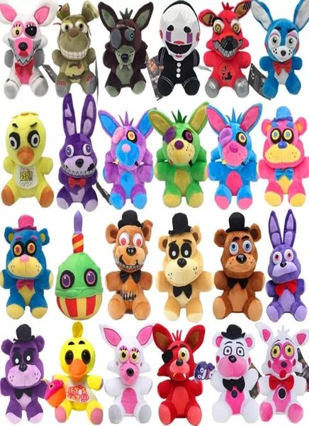 Favor de fiesta Juego Five Nights at Freddy039s FNAF Peluches Muñeco de peluche Animal suave Freddy Bear Foxy Springtrap Plushie Figura 4910111