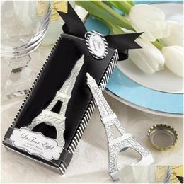 Party Favor cadeau La Tour Eiffel Tower Chrome Can Beer Bottle Opener LZ0045 Drop Delivery Home Garden Festieve Supplies Event Dhuku