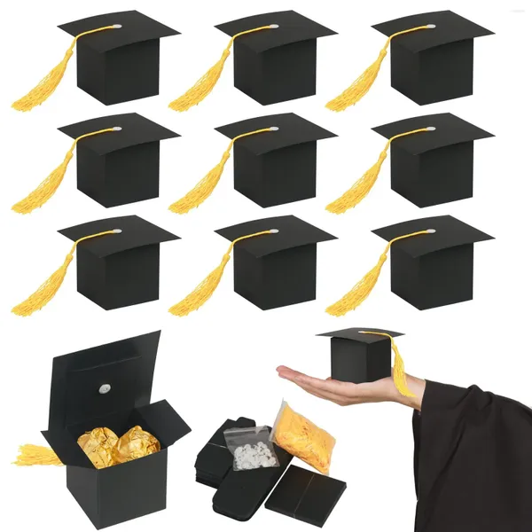 Fonction favorable Graduation Favors 30 Pack Gift Box Hat for Candy Chocolate Gifts Supplies
