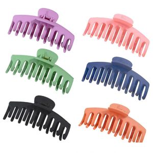 Favor de fiesta Clips de garra de pelo 4 pulgadas antideslizantes Horquillas de cangrejo grandes para mujeres Accesorios delgados Barrette Girls Regalos-Air Drop Entrega Inicio DHU73