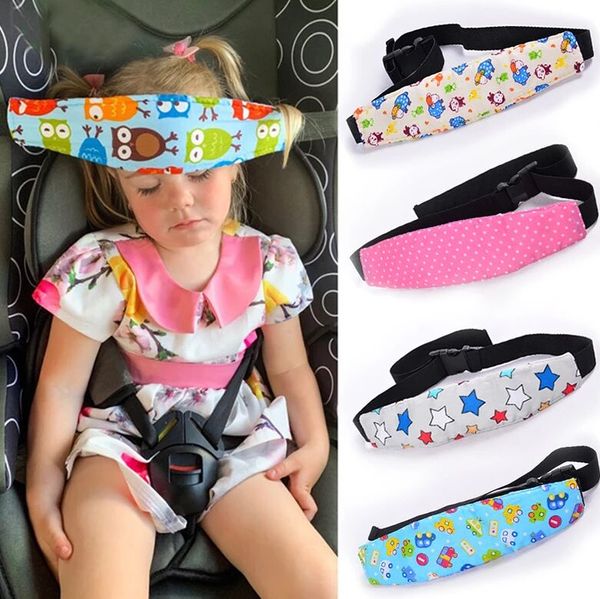 Favor de fiesta, asiento de coche infantil para bebé, soporte para la cabeza, cinturón de sujeción para niños, Corralitos ajustables para niño y niña, posicionador de sueño, almohadas de seguridad