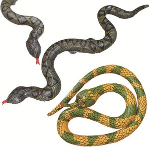 Fête favorable Python Python Gift's Gold Animal Doll Jungle Safari Happy Birthday Snake Ballon cadeau