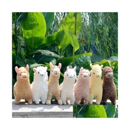 Partij gunst Kawaii Alpaca knuffels 23 cm Arpakasso Lama knuffel poppen Japans speelgoed kinderen kinderen verjaardag kerstcadeau Dr Dhxwh