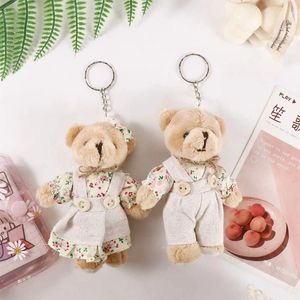 PARTIVE faveur Key Buckle Car anneau ornements Couple Pendante Sac Femme Holder Plux Poll Chain Bear