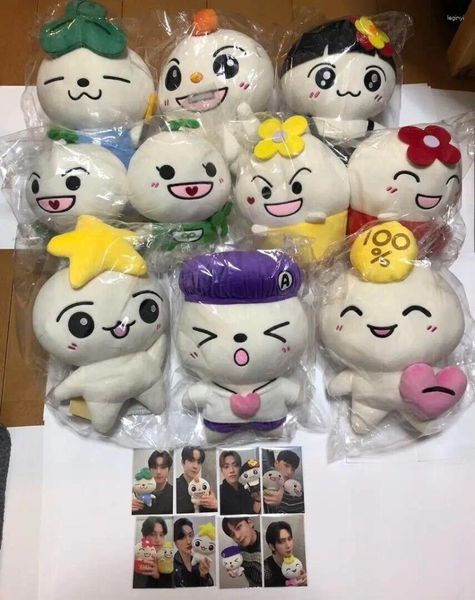 Party Favor Kpop 25 cm ATEEZ Teez-mon Up SeongHwa HongJoong WooYoung YunHo même style coussin en peluche oreillers décoration de la maison poupées cadeaux