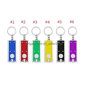 Party Favor LED Porte-clés Type de lumière Porte-clés Lumières Porte-clés Cadeaux créatifs Mini lampe de poche Porte-clés Drop Livraison Maison Jardin Festiv Dhh0B