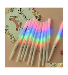 Party Favor LED Light Up Cotton Candy Cônes Colorf Glowing Marshmallow Sticks Imperméable Glow Drop Livraison Maison Jardin Festif Dh0Ve1566308