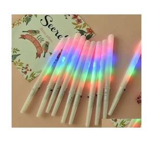 Party Favor LED Light Up Cotton Candy Cônes Colorf Glowing Marshmallow Sticks Imperméable Glow Drop Livraison Maison Jardin Festif Dh0Ve6149294