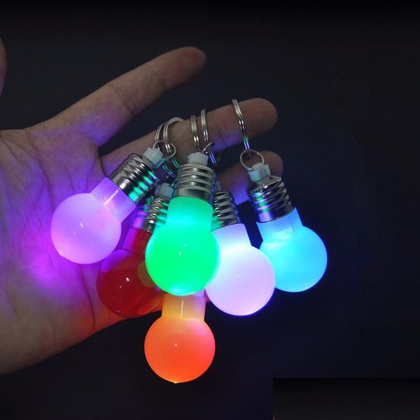 Party Favor Light Bb Keys Ring Led Flash Colorf Llavero Pequeño y exquisito Práctico Key Buckle Cute Portable 0 75Yf J1 Drop Deliv Dh2Hz