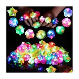 Feest gunst verlichte ring gunsten led jelly hobbelige vinger goodie tas stuffers klaslokaal beloningen verjaardagsvoorziening schat box prijzen gl dha0w