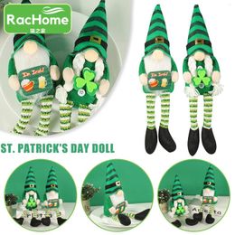 PARTIVE faveur Longg Leg St.Patricks Day Gnome Green Clover Poll Doll Decor Homeless Faceless Rudolph Irish Leprechaun