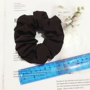 Partij Gunst Veel stijlen Dame Meisje Haar Scrunchy Ring Elastische Haarbanden Pure Kleur Large Darm Sport Dance Hairband Zze5653