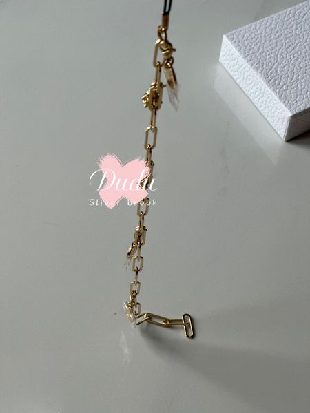 Chaîne en métal pour cadeaux de fête, pendentif de sac de bracelet de mode avec boîte, cadeau de beauté