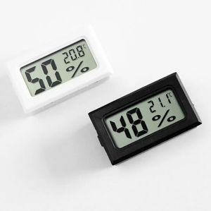 Party Gunst Mini Digital LCD -omgevings THERMOMETER HYGROMETER ZWAGENTEMPERTEMPERTEMETER METER Koelkast Temp Tester Precise Sensor Q33