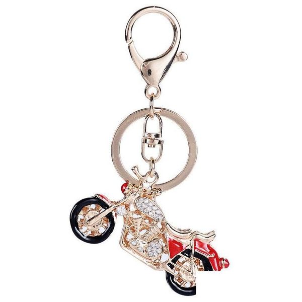 Party Favor Moto Porte-clés pour femmes Bourse Charms Sacs à main Pendentif en cristal avec porte-clés 1415 Drop Livraison Home Garden Festive Pa Dhgwh