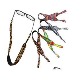 Party Favor Neoprene Glasses Rope Single-Sided Printing Swimming Ski Sports Lanyard Jj 3.3 Drop Delivery Home Garden Festive Supplies Dhdds