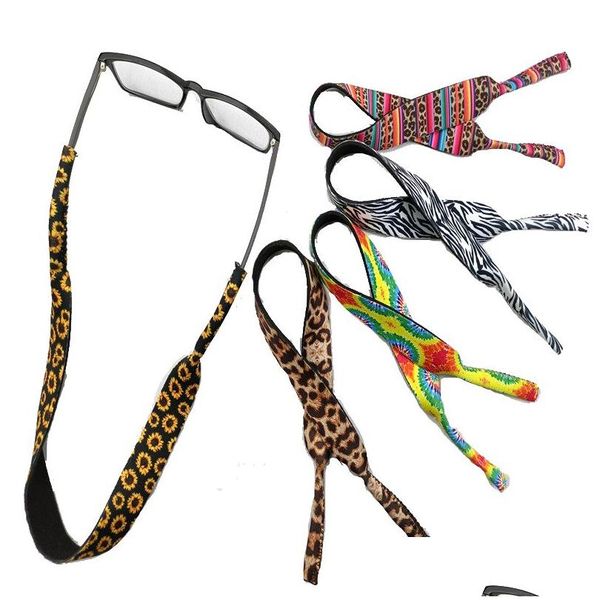 Party Favor Lunettes en néoprène Corde Impression unilatérale Natation Ski Sports Longe Livraison directe Maison Jardin Fournitures de fête Événement Dhrta