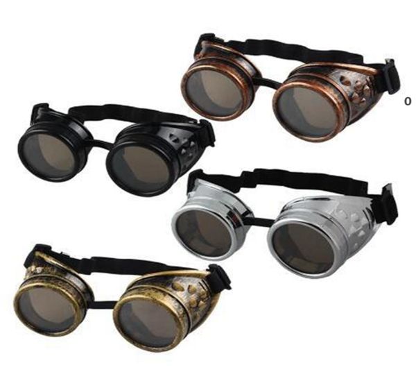 Party Favor New Unisexe Gothic Vintage Victorian Style Sampunk Goggles Welding Punk Gothic Glasses Cosplay BWB114365667582