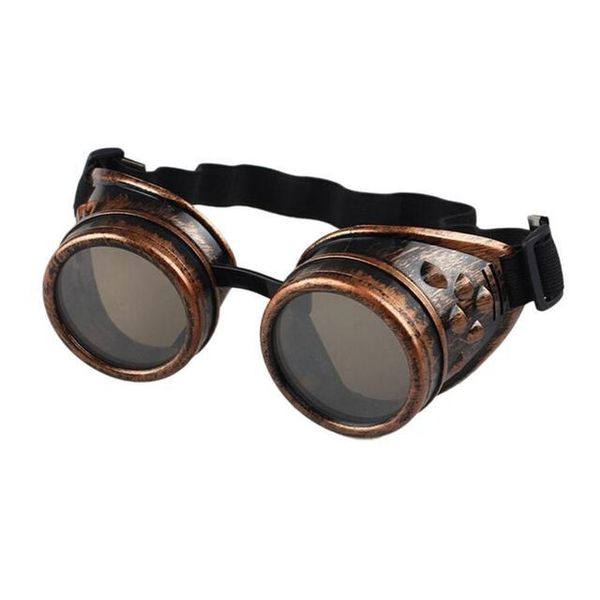 Party Favor nouveau unisexe gothique Vintage Style victorien Steampunk lunettes de soudage Punk gothique lunettes Cosplay RRA867