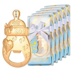 Fête favorable au mamelon ouvre-bouteille Blue Rose Box Kids Favors Présent les cadeaux de baby shower Supplies de Noël