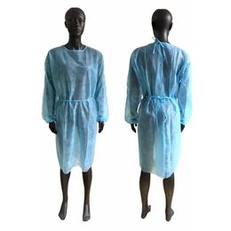 Partij voorstander van niet-geweven beschermende wegwerpbaar isolatiekaders Kledingpakken Anti Dust Outdoor Beschermende kleding wegwerp Raincoats Q30