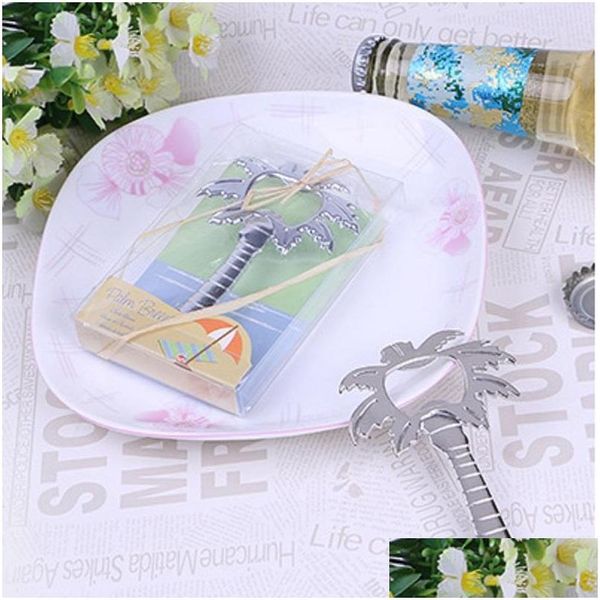 Party Favor Palm Breeze Chrome Tree Bouteille de bière Ouvre-bouteille de mariage Cadeau de douche nuptiale Wa2029 Drop Livraison Home Garden Fournitures de fête E DHP48