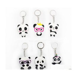 Party Favor Panda Porte-clés Hommes Femmes Bijoux Sile Porte-clés Drop Delivery Accueil Jardin Fournitures De Fête Événement Dho7Q