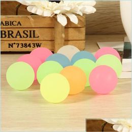 Party Favor Party Gunst 100 van Bounce Rubber Ball Luminous Small Bouncy Pinata Fillers Kinder speelgoedtas Glow in the Dark Drop Deliv DH20C