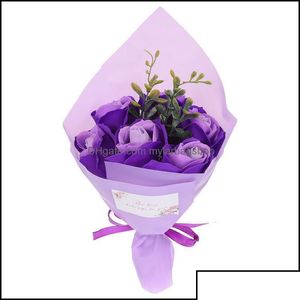 Party Favor Party Favor Event Supplies Feestelijke Home Garden 1pc Soap Flowers Beautif Rose Simation Decor Drop Delivery 2021 4HLZM DHPZ7