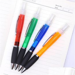 Party Favor Favor Spray Pen Ballpoint Plastic Per Ballpoints Alcoholpennen 7 Kleuren Kantoorbenodigdheden 2 O2 Drop Delivery Home Gar DHQ7W