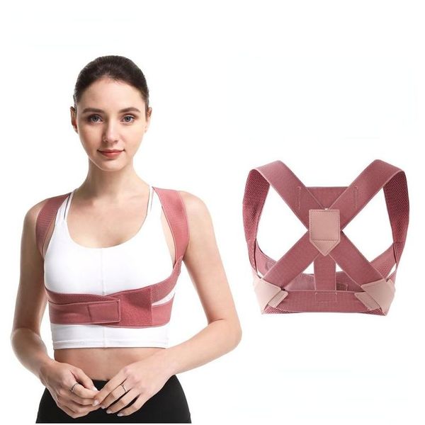 Party Favor Party Cadeau Posture Correcteur Adt Enfants Corset Shoder Spine Support Ceinture Correction Brace Ortics Bosse Dos Douleur Reli Dh3Wr