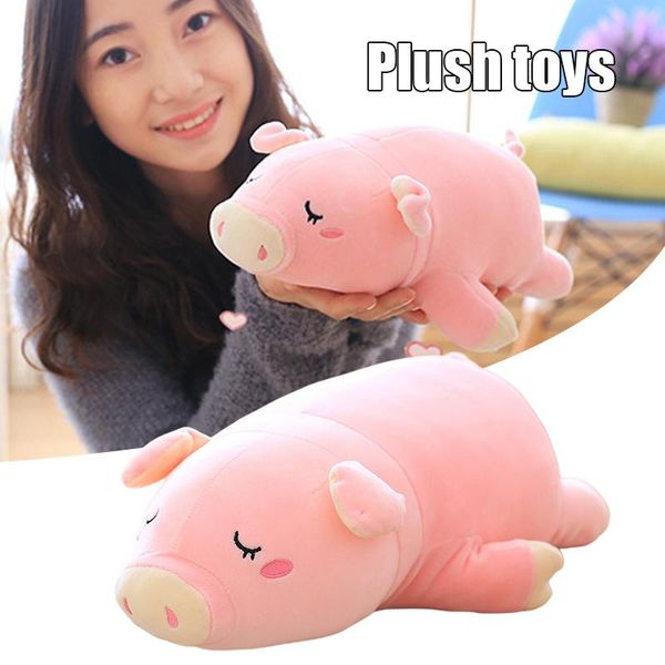 Partido favorito cerdo pellush almohada divertido lindo animal suave muñeca rellena abrazando regalo de cumpleaños navidad para niños i88