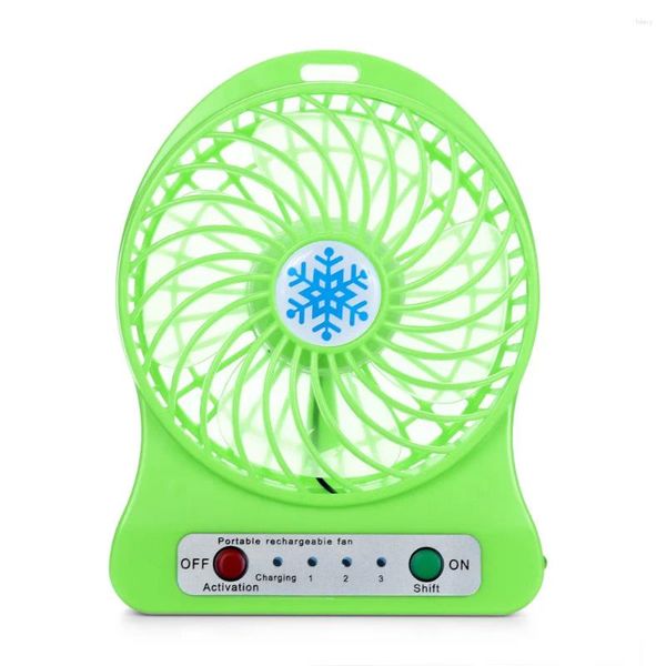 Fête favorable portable créatif rechargeable LED Light ventilateur refroidisseur mini bureau USB 18650 Batterie Catapulte Pocket Handd Held Wedding Gift