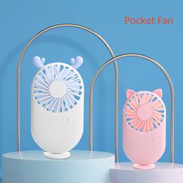 Feest voorstander van draagbare oplaadbare USB -oplaading Coole verwijderbare handheld Mini Outdoor Fans Pocket Folding Fan Koelventilator Q146