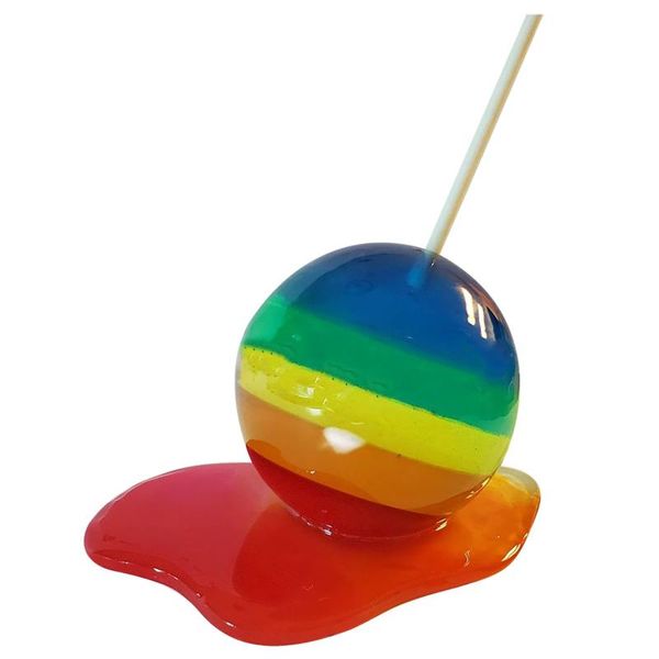 Favor de fiesta Realista Artificial Lollipop Derretimiento Helado Modelo Adornos Resina Popsicle Escultura Decoración Artesanía para el hogar de verano