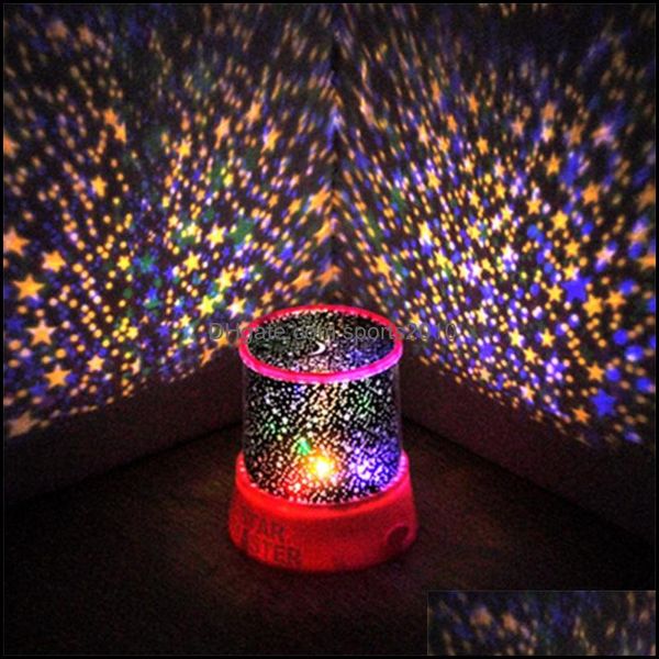 Party Favor Romantique Sky Star Master LED Night Light Party Favor Lampe de projecteur Incroyable Cadeau de Noël 972 B3 Drop Delivery 2021 Accueil Dhulb