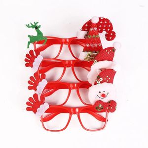 Feest gunst Santa Claus Snowman Hat Glazen Kaderspeelgoed Lever geschenken voor volwassen kinderenaccessoires Decoratie Verjaardag Kerstmis