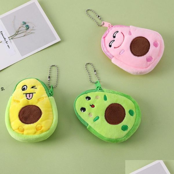 Party Favor Doux En Peluche Avocat Coin Sac Enfants Filles Portefeuille Usb Câble Casque Clé Mini Sacs Faveurs Rre12779 Drop Delivery Home Garden Dhmkt