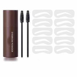 Partij gunst stempel Brow charme stencil kit blijvende natuurlijke contouren make-up perfect vormgeven wenkbrauw stencils253V